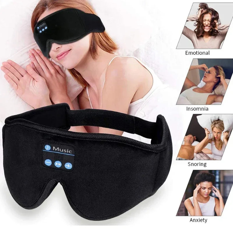 3D Sleep Headphones Mask