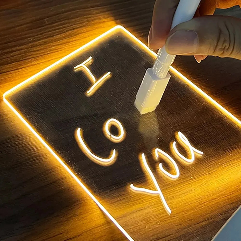 LED Message Board Night Light